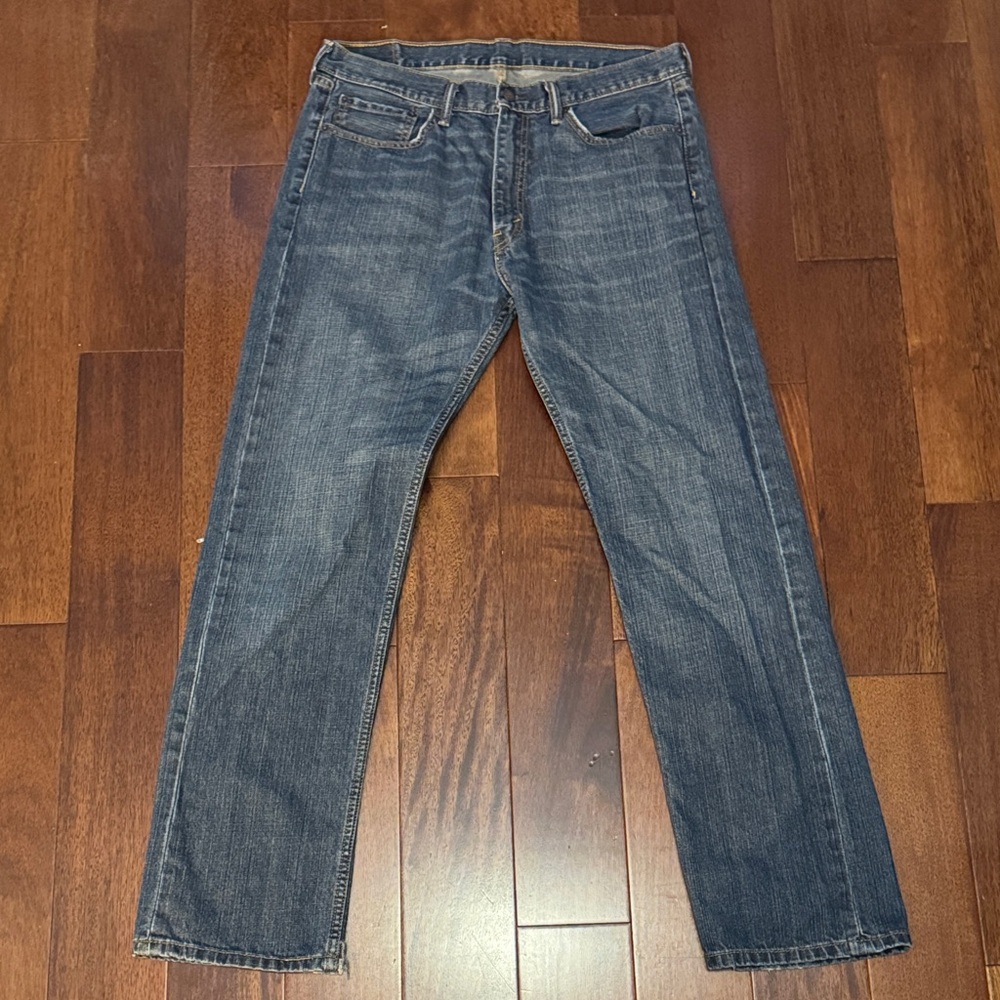 Levi's Men's Relaxed Jeans - Dark Blue - Picture 4 of 8